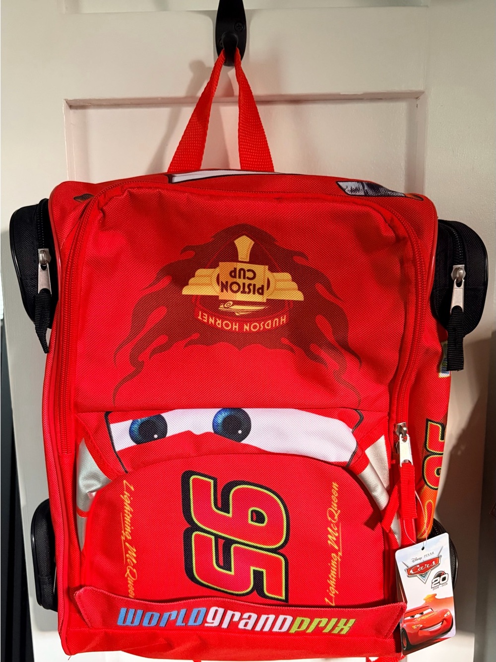 NWT- Disney Red Lightning McQueen 95 Racing Backpack